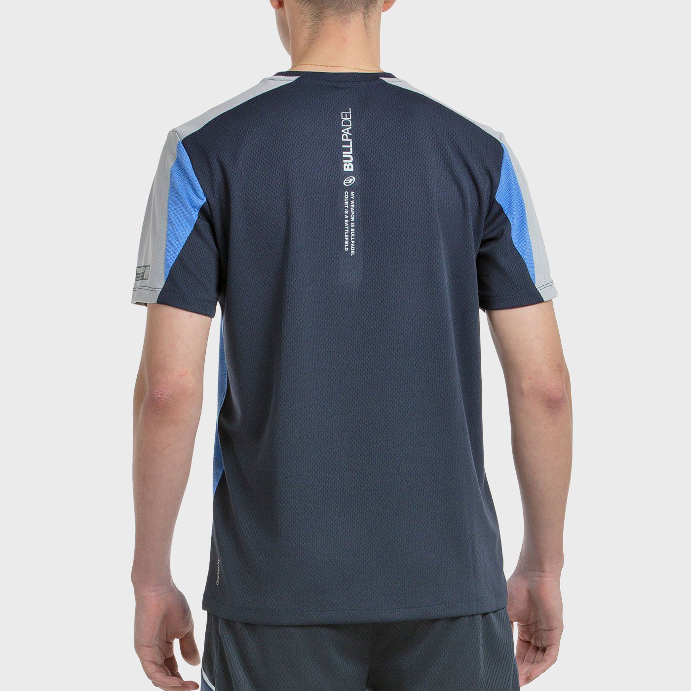T-SHIRT BULLPADEL BREGO BLEU ATOMIQUE VIGORE