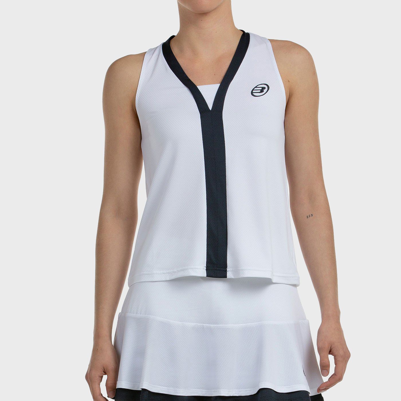 tienda de padel Madrid, tienda de padel online, tienda de padel españa, tienda de padel en linea, CAMISETA BULLPADEL TALITA BLAN