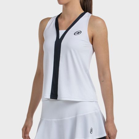 tienda de padel Madrid, tienda de padel online, tienda de padel españa, tienda de padel en linea, CAMISETA BULLPADEL TALITA BLAN
