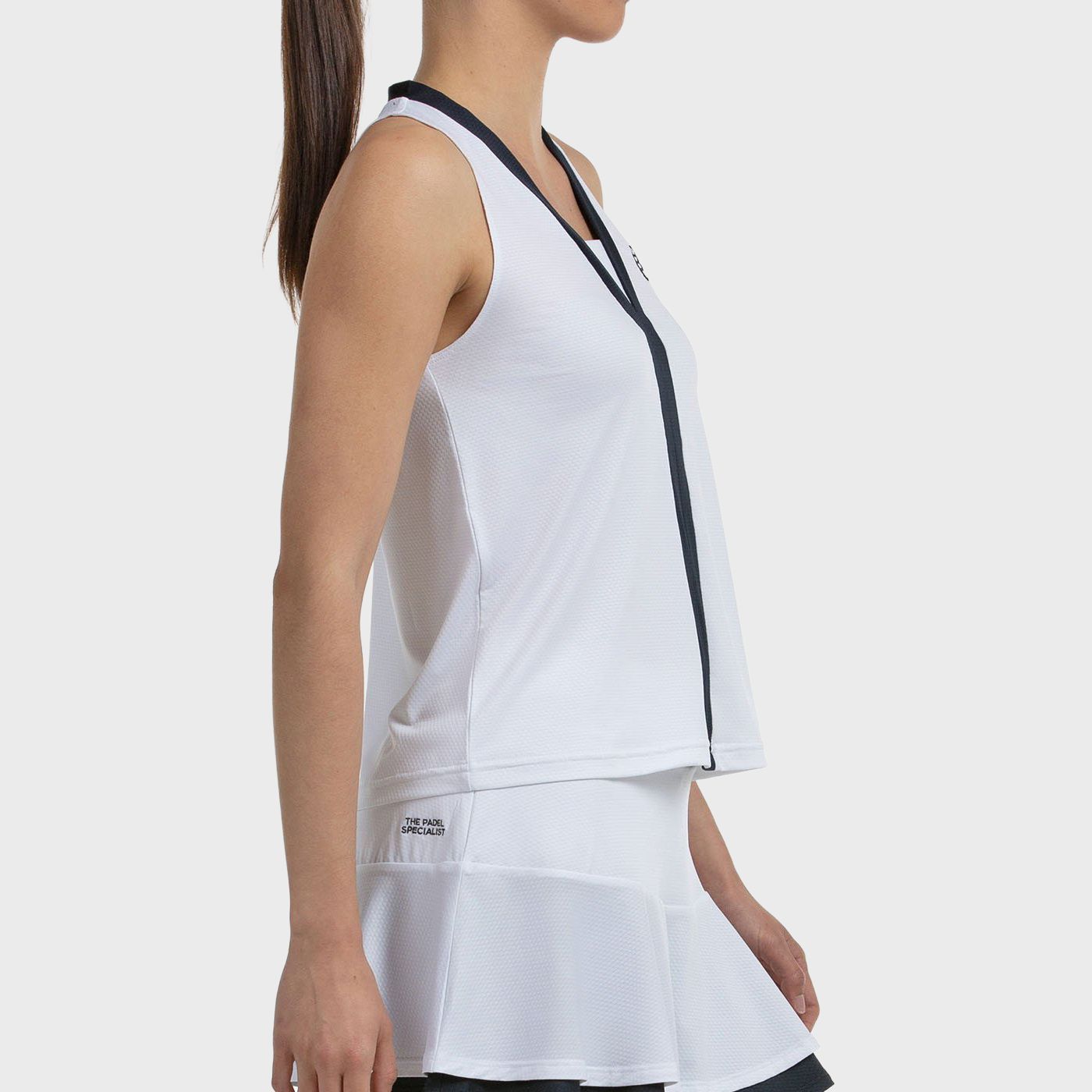 tienda de padel Madrid, tienda de padel online, tienda de padel españa, tienda de padel en linea, CAMISETA BULLPADEL TALITA BLAN