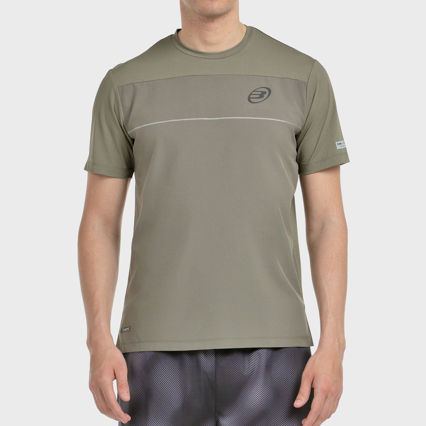 tienda de padel Madrid, tienda de padel online, tienda de padel españa, tienda de padel en linea, CAMISETA BULLPADEL MONDA KAKI