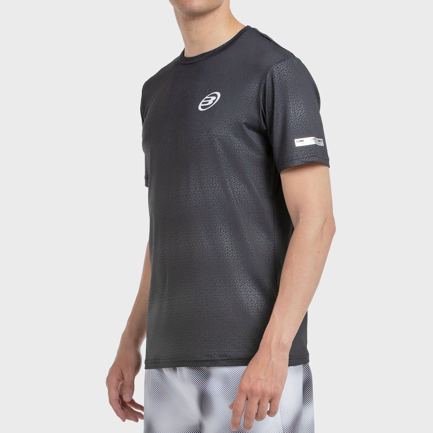 tienda de padel Madrid, tienda de padel online, tienda de padel españa, tienda de padel en linea, CAMISETA BULLPADEL MOFERO NEGR