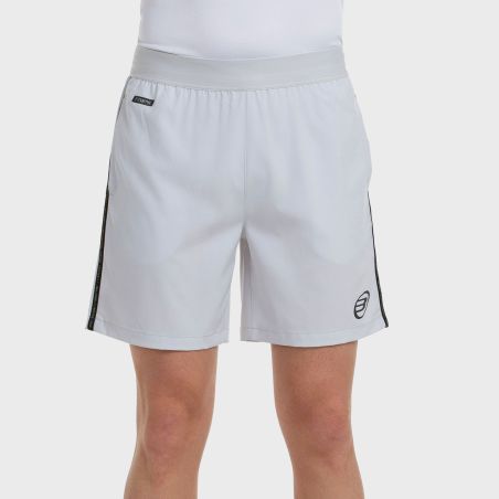 tienda de padel Madrid, tienda de padel online, tienda de padel españa, tienda de padel en linea, SHORT BULLPADEL MACEDA GRIS PE
