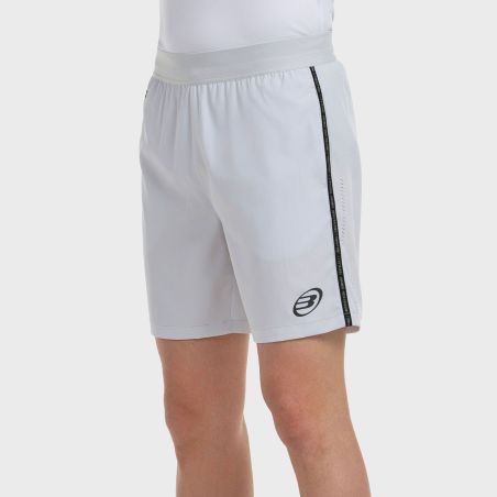 tienda de padel Madrid, tienda de padel online, tienda de padel españa, tienda de padel en linea, SHORT BULLPADEL MACEDA GRIS PE
