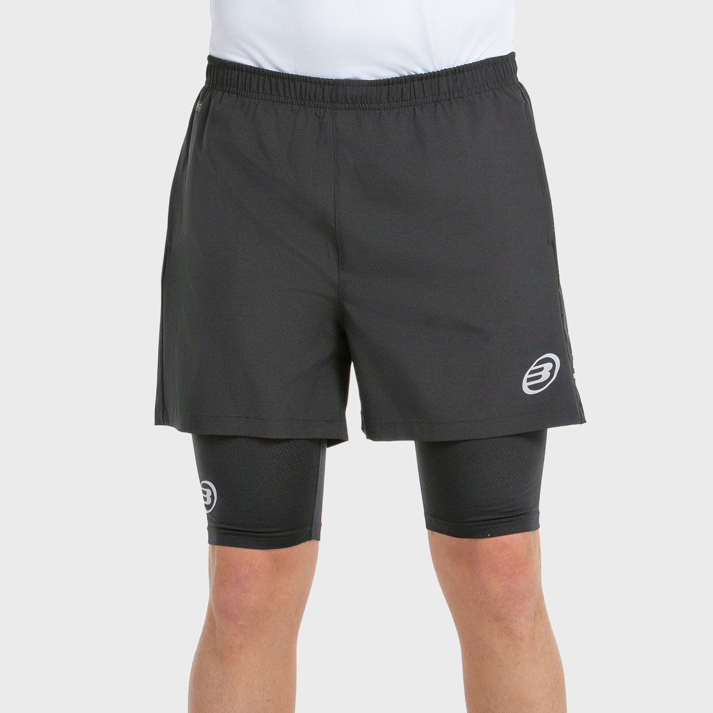 SHORTS BULLPADEL META NERO