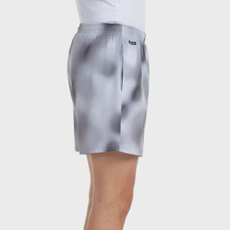 tienda de padel Madrid, tienda de padel online, tienda de padel españa, tienda de padel en linea, SHORT BULLPADEL MOS GRIS PERLA
