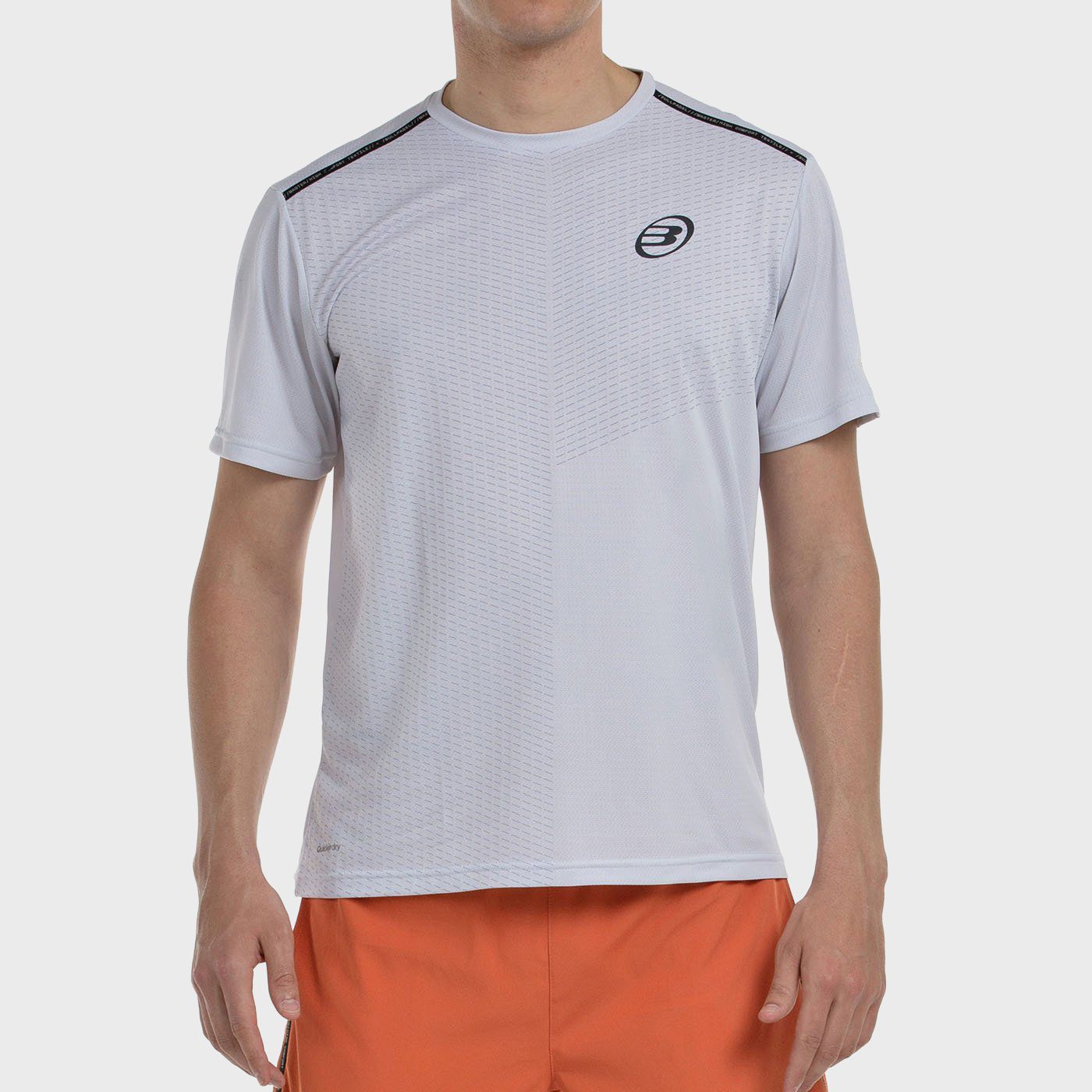 tienda de padel Madrid, tienda de padel online, tienda de padel españa, tienda de padel en linea, CAMISETA BULLPADEL MESIA GRIS 