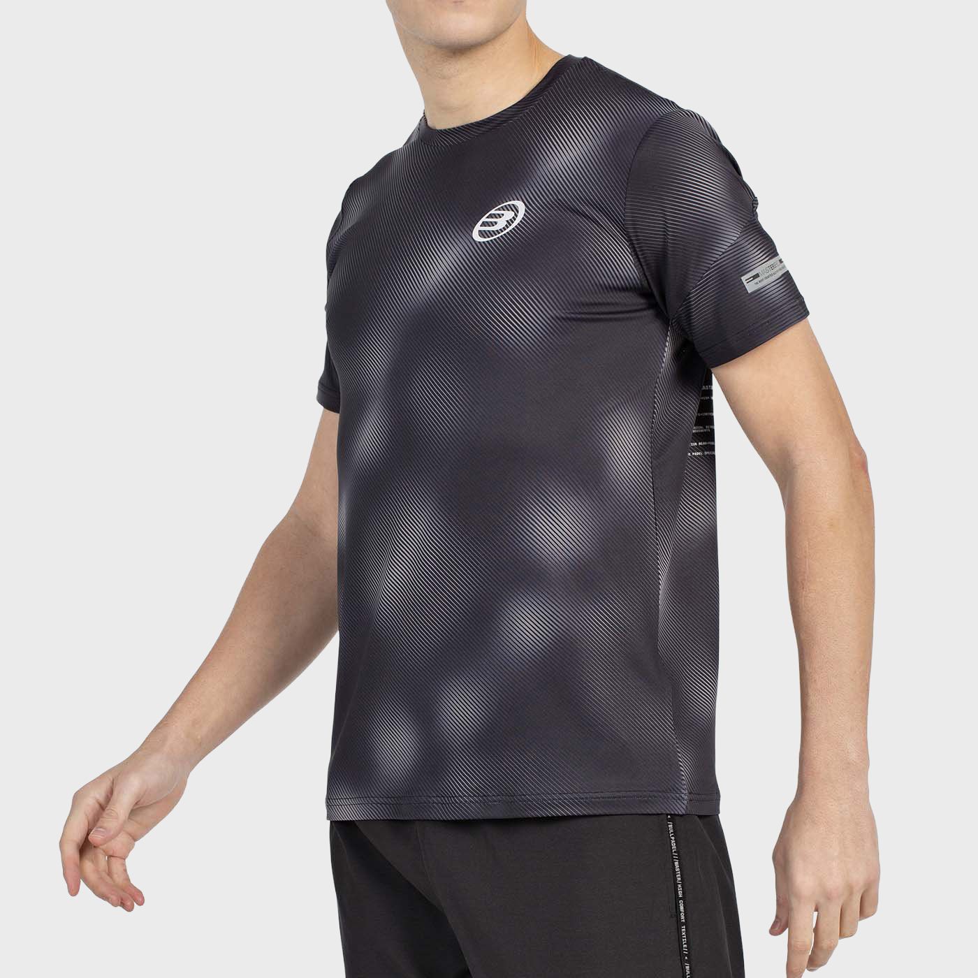 tienda de padel Madrid, tienda de padel online, tienda de padel españa, tienda de padel en linea, CAMISETA BULLPADEL MANAUS NEGR