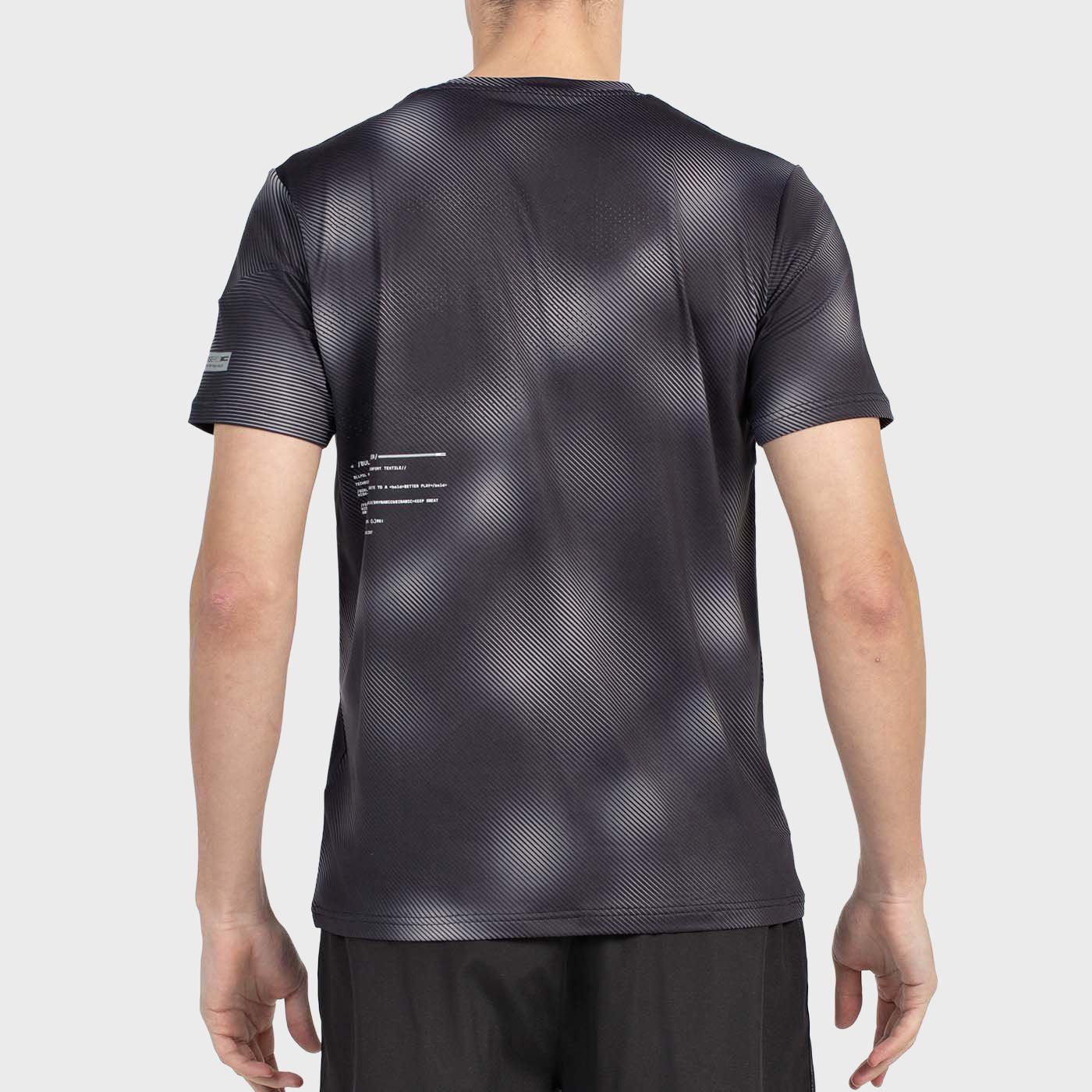 tienda de padel Madrid, tienda de padel online, tienda de padel españa, tienda de padel en linea, CAMISETA BULLPADEL MANAUS NEGR
