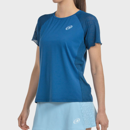 T-SHIRT BULLPADEL DEDALE BLU INCHIOSTRO