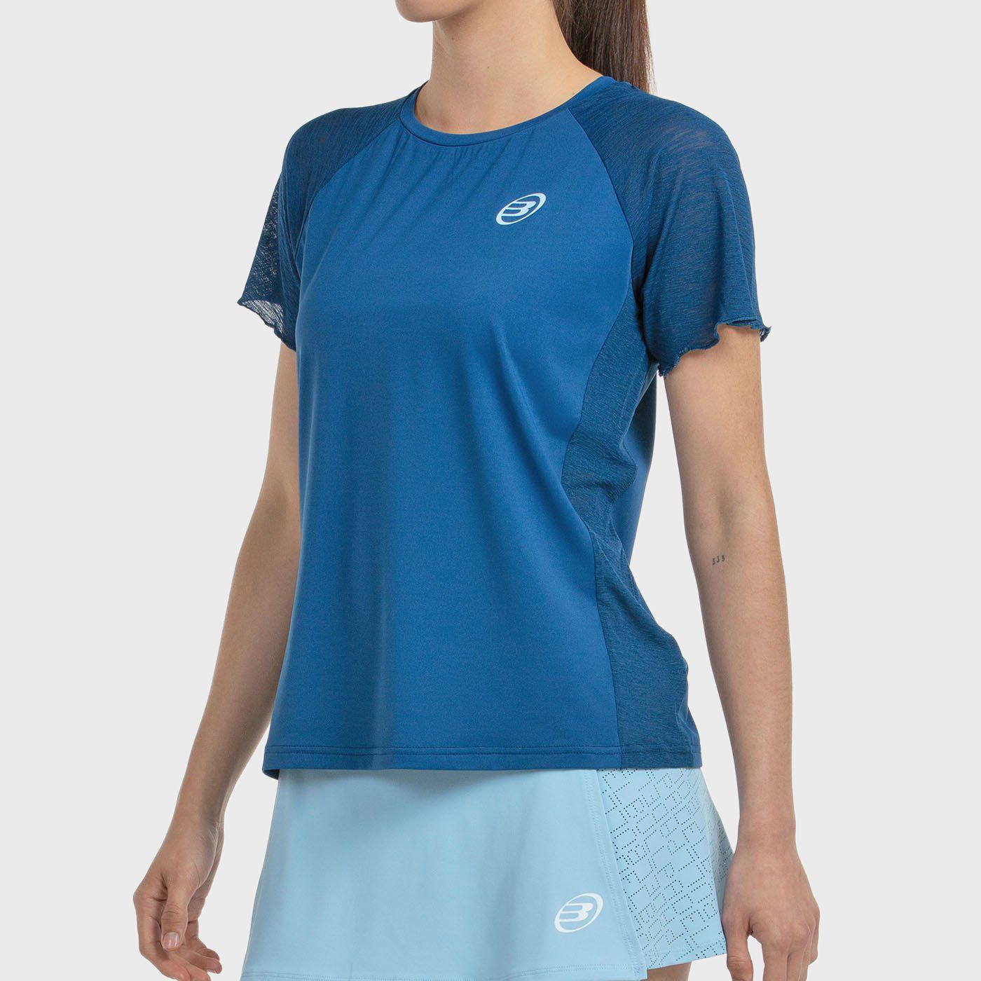 T-SHIRT BULLPADEL DEDALE BLU INCHIOSTRO