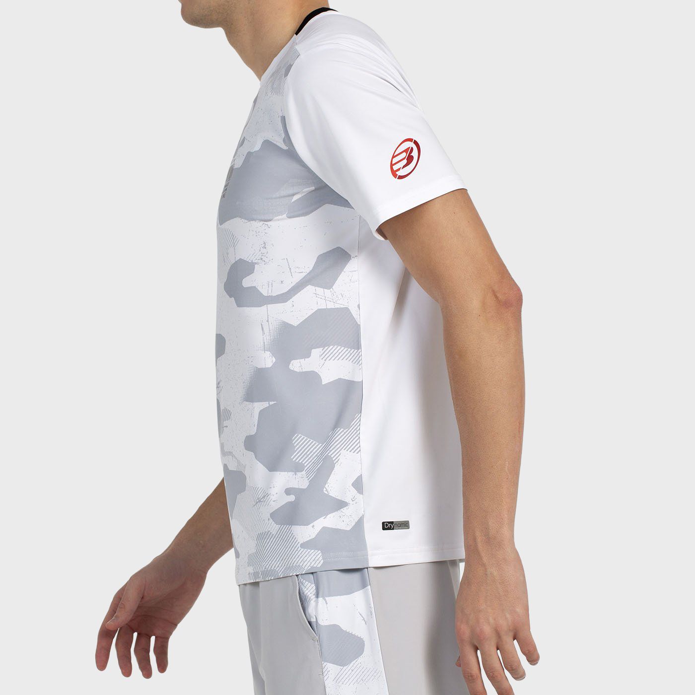 tienda de padel Madrid, tienda de padel online, tienda de padel españa, tienda de padel en linea, CAMISETA BULLPADEL ESGOS BLANC