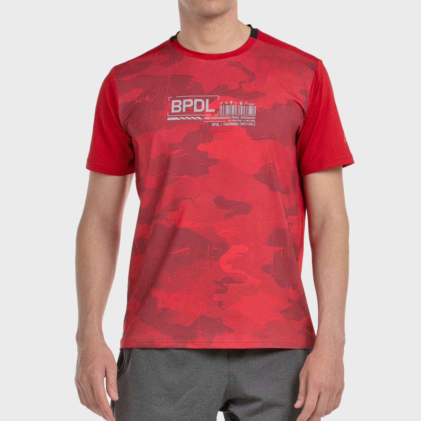 T-SHIRT BULLPADEL ESGOS CERISE
