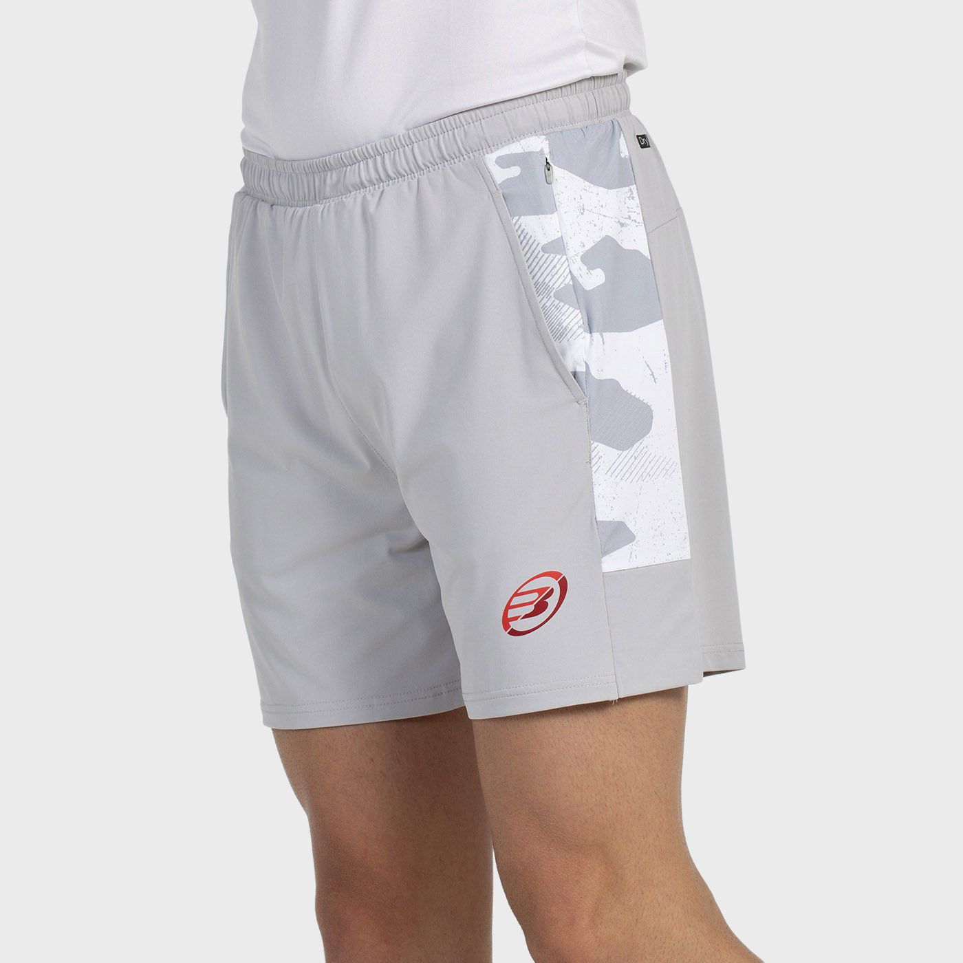 tienda de padel Madrid, tienda de padel online, tienda de padel españa, tienda de padel en linea, SHORT BULLPADEL ENTRIMO GRIS C