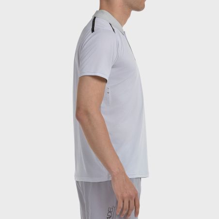 tienda de padel Madrid, tienda de padel online, tienda de padel españa, tienda de padel en linea, POLO BULLPADEL MIRAC GRIS PERL