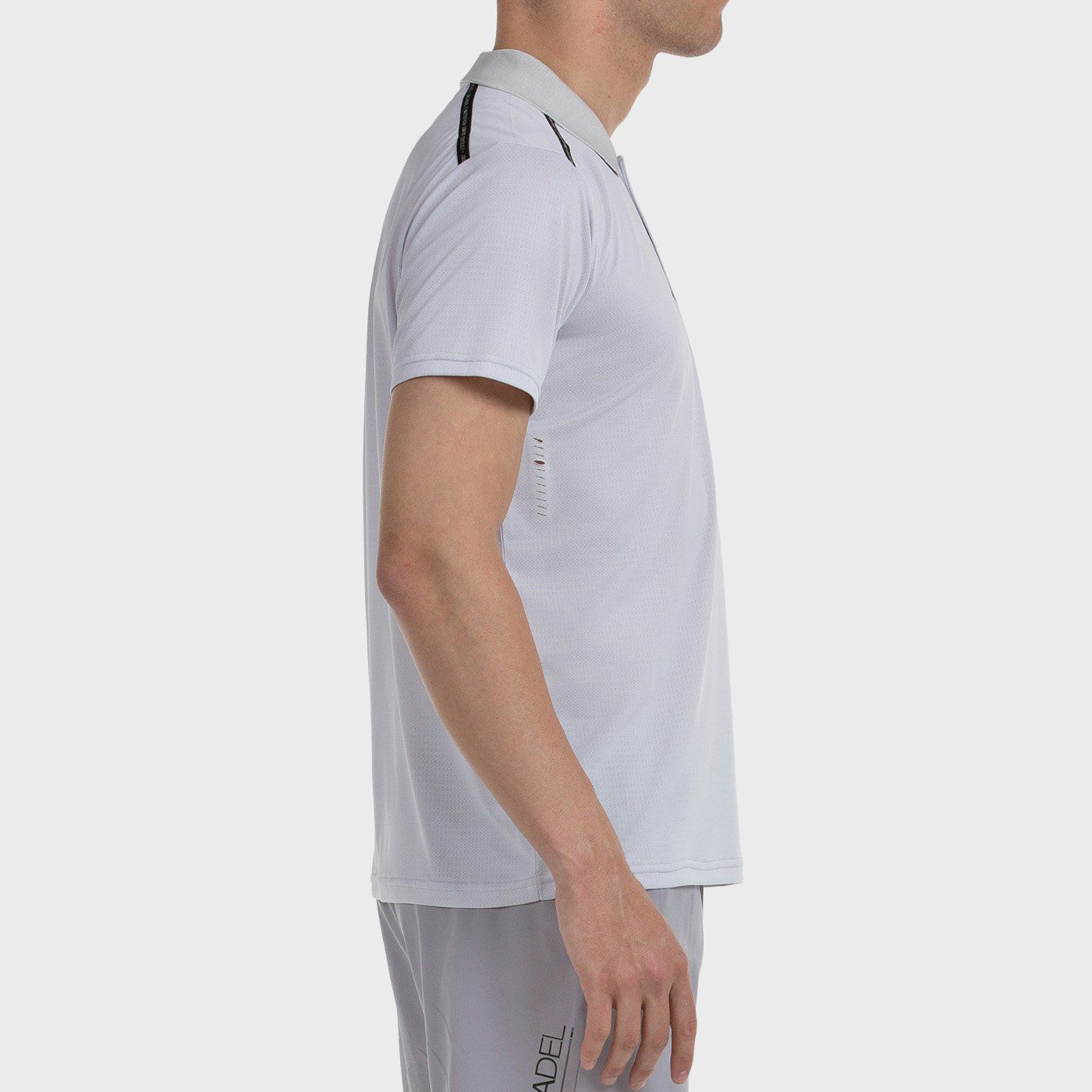 tienda de padel Madrid, tienda de padel online, tienda de padel españa, tienda de padel en linea, POLO BULLPADEL MIRAC GRIS PERL