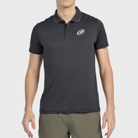 tienda de padel Madrid, tienda de padel online, tienda de padel españa, tienda de padel en linea, POLO BULLPADEL MIRAC NEGRO