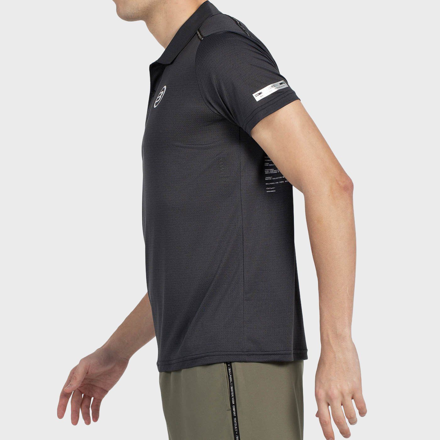 POLO BULLPADEL MIRAC NERO