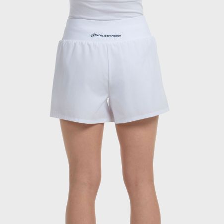 tienda de padel Madrid, tienda de padel online, tienda de padel españa, tienda de padel en linea, SHORT BULLPADEL DICTIO BLANCO
