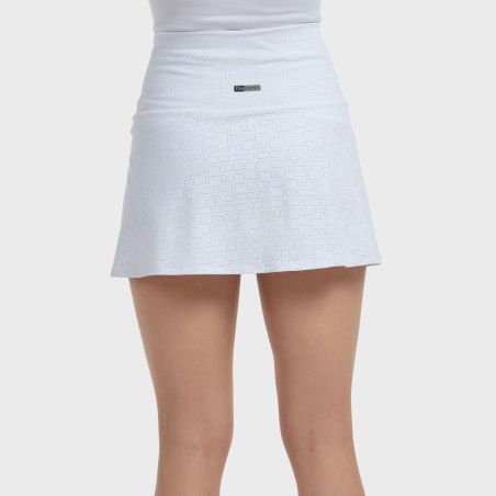 tienda de padel Madrid, tienda de padel online, tienda de padel españa, tienda de padel en linea, FALDA BULLPADEL DALIA BLANCO