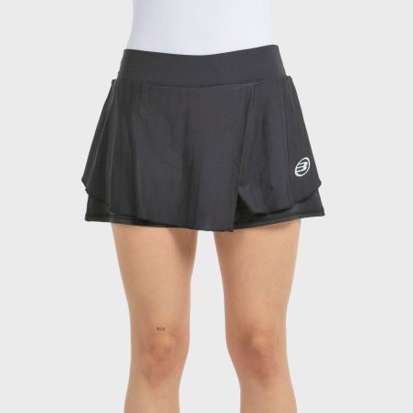tienda de padel Madrid, tienda de padel online, tienda de padel españa, tienda de padel en linea, FALDA BULLPADEL ADRAR NEGRO TE