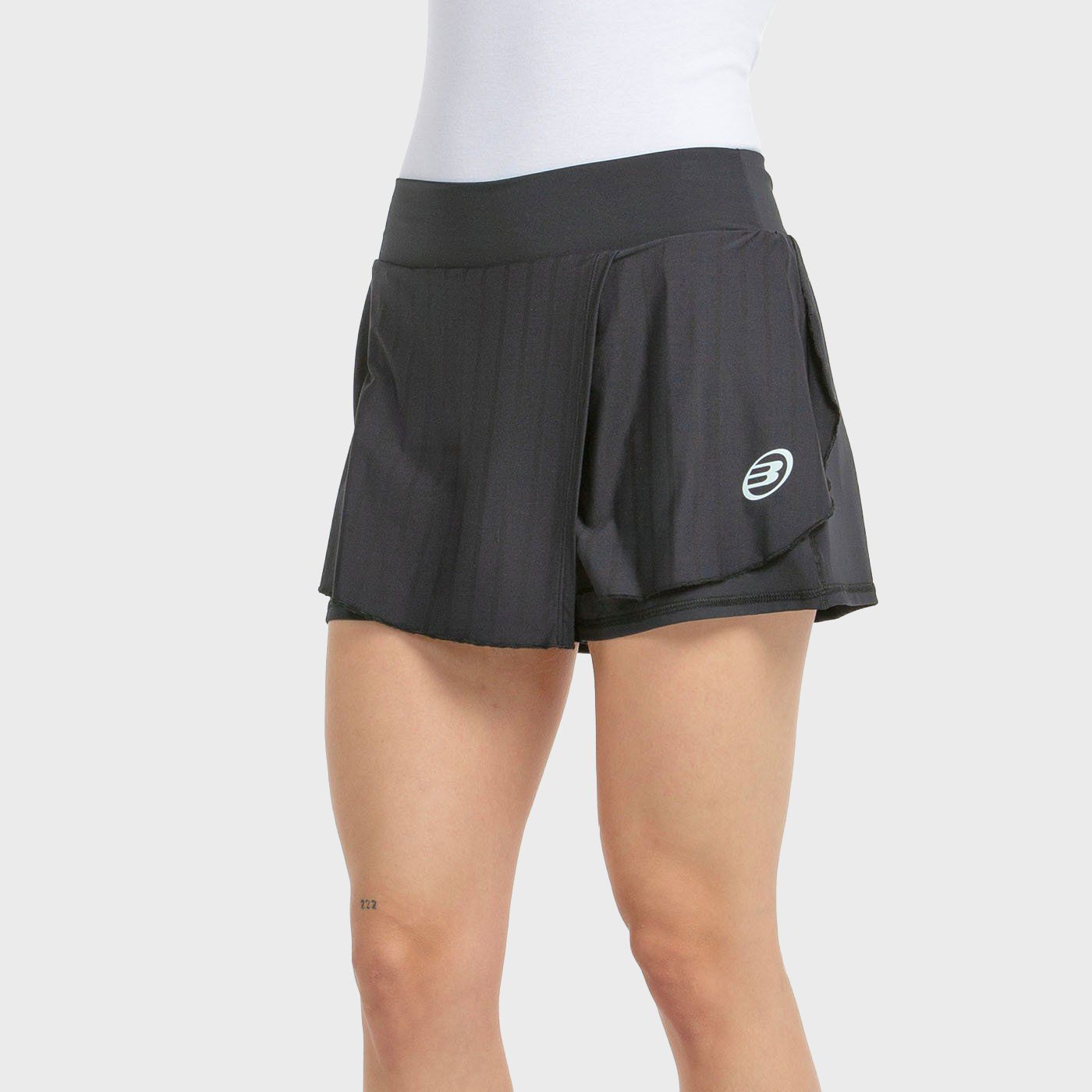 tienda de padel Madrid, tienda de padel online, tienda de padel españa, tienda de padel en linea, FALDA BULLPADEL ADRAR NEGRO TE