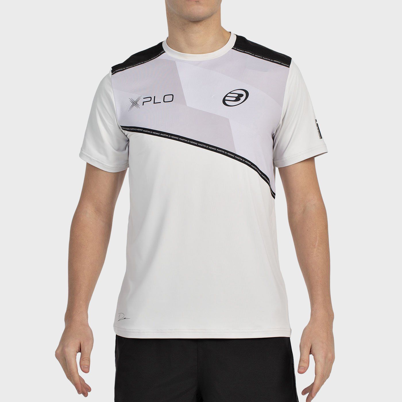 T-SHIRT BULLPADEL DI NENNO 25V GREY PEARL