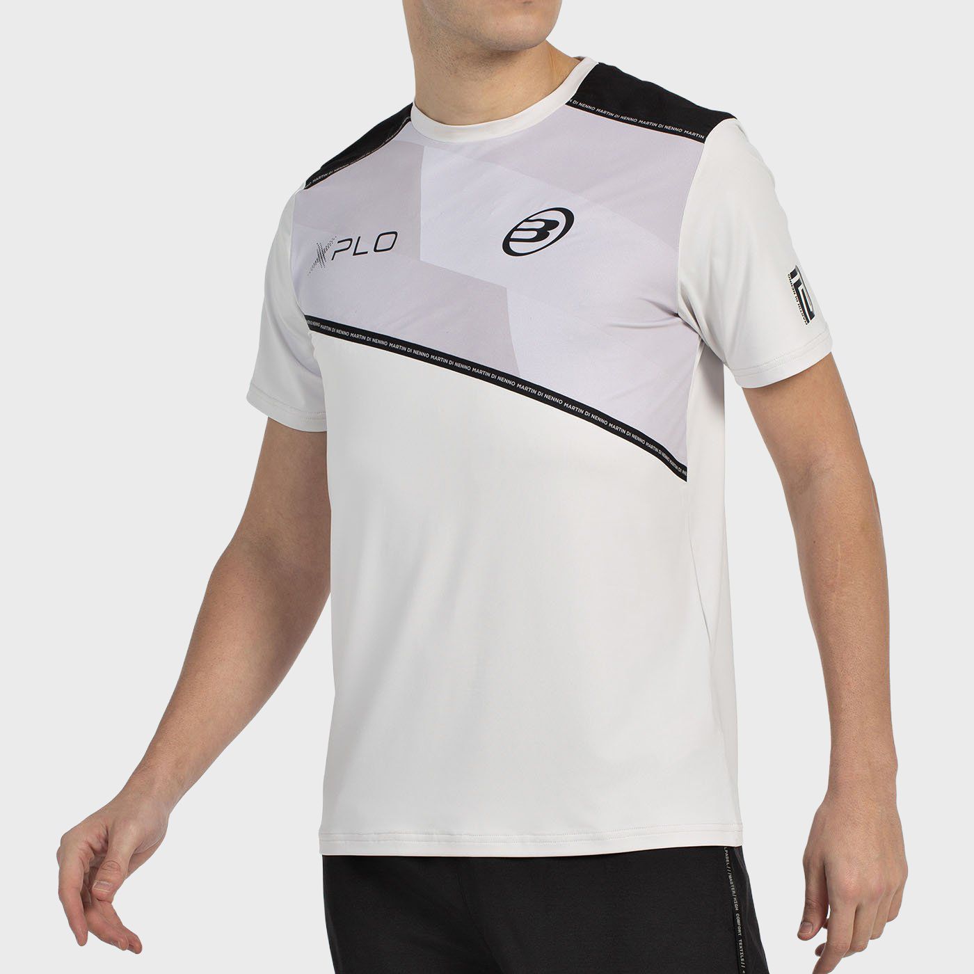 T-SHIRT BULLPADEL DI NENNO 25V GREY PEARL