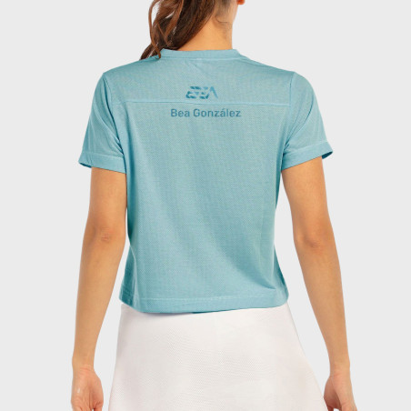 tienda de padel Madrid, tienda de padel online, tienda de padel españa, tienda de padel en linea, CAMISETA BULLPADEL BEA 25V AGU