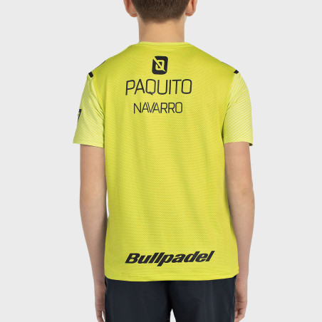 tienda de padel Madrid, tienda de padel online, tienda de padel españa, tienda de padel en linea, CAMISETA BULLPADEL PAQUITO JR 