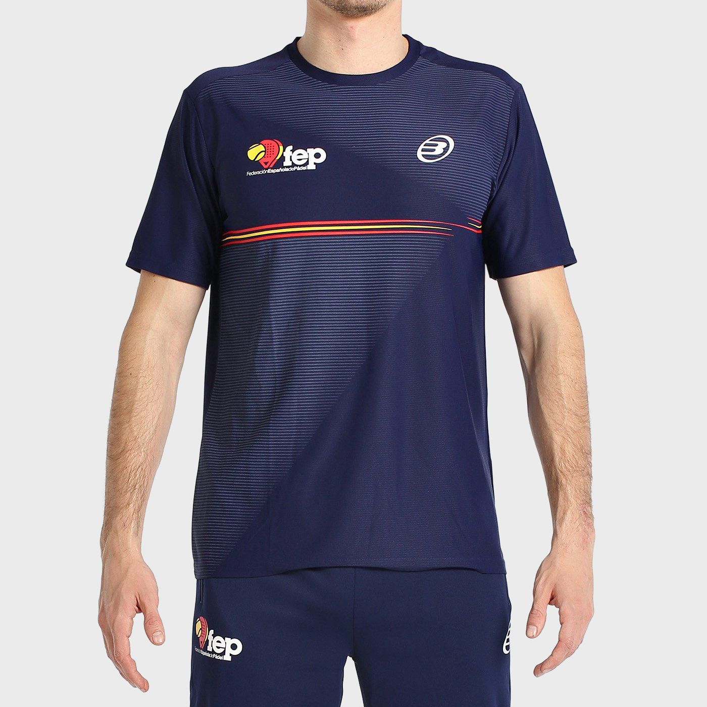 tienda de padel Madrid, tienda de padel online, tienda de padel españa, tienda de padel en linea, CAMISETA BULLPADEL FANG AZUL M