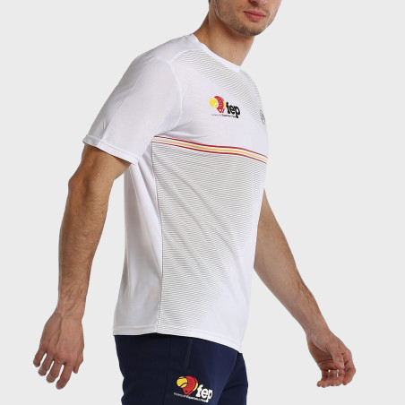 tienda de padel Madrid, tienda de padel online, tienda de padel españa, tienda de padel en linea, CAMISETA BULLPADEL FANG BLANCO