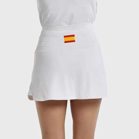 JUPE BULLPADEL FURD BLANC