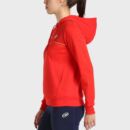 SWEATSHIRT BULLPADEL FUENLA ROUGE