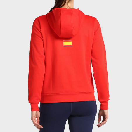 tienda de padel Madrid, tienda de padel online, tienda de padel españa, tienda de padel en linea, SUDADERA BULLPADEL FUENLA ROJO