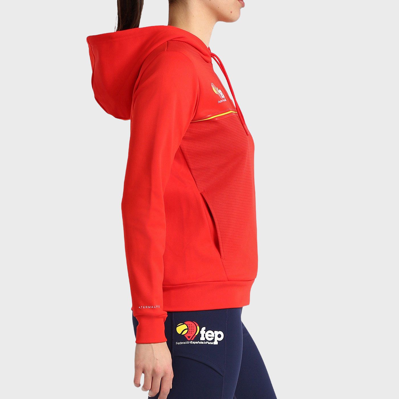 tienda de padel Madrid, tienda de padel online, tienda de padel españa, tienda de padel en linea, SUDADERA BULLPADEL FUENLA ROJO