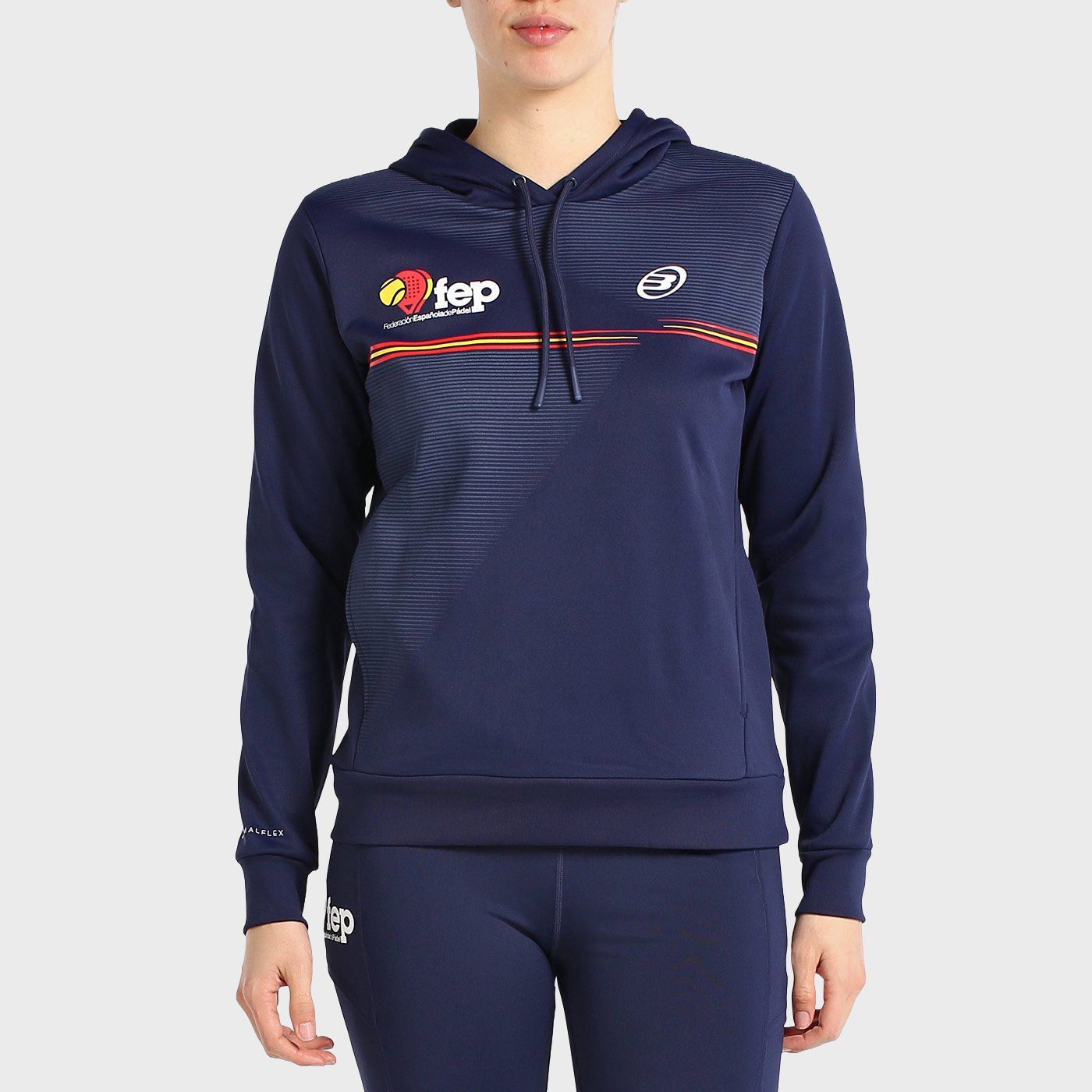 tienda de padel Madrid, tienda de padel online, tienda de padel españa, tienda de padel en linea, SUDADERA BULLPADEL FUENLA AZUL