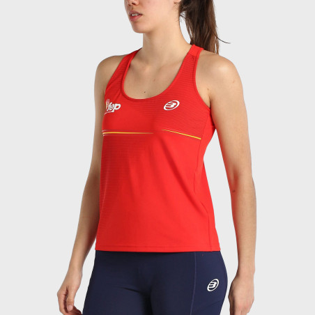 tienda de padel Madrid, tienda de padel online, tienda de padel españa, tienda de padel en linea, CAMISETA BULLPADEL FUNI ROJO