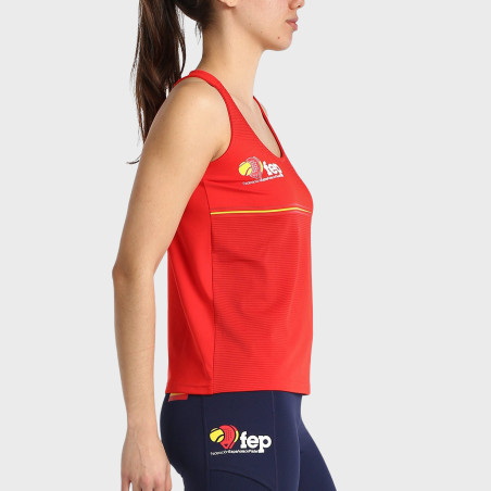 tienda de padel Madrid, tienda de padel online, tienda de padel españa, tienda de padel en linea, CAMISETA BULLPADEL FUNI ROJO