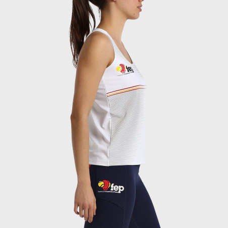 tienda de padel Madrid, tienda de padel online, tienda de padel españa, tienda de padel en linea, CAMISETA BULLPADEL FUNI BLANCO
