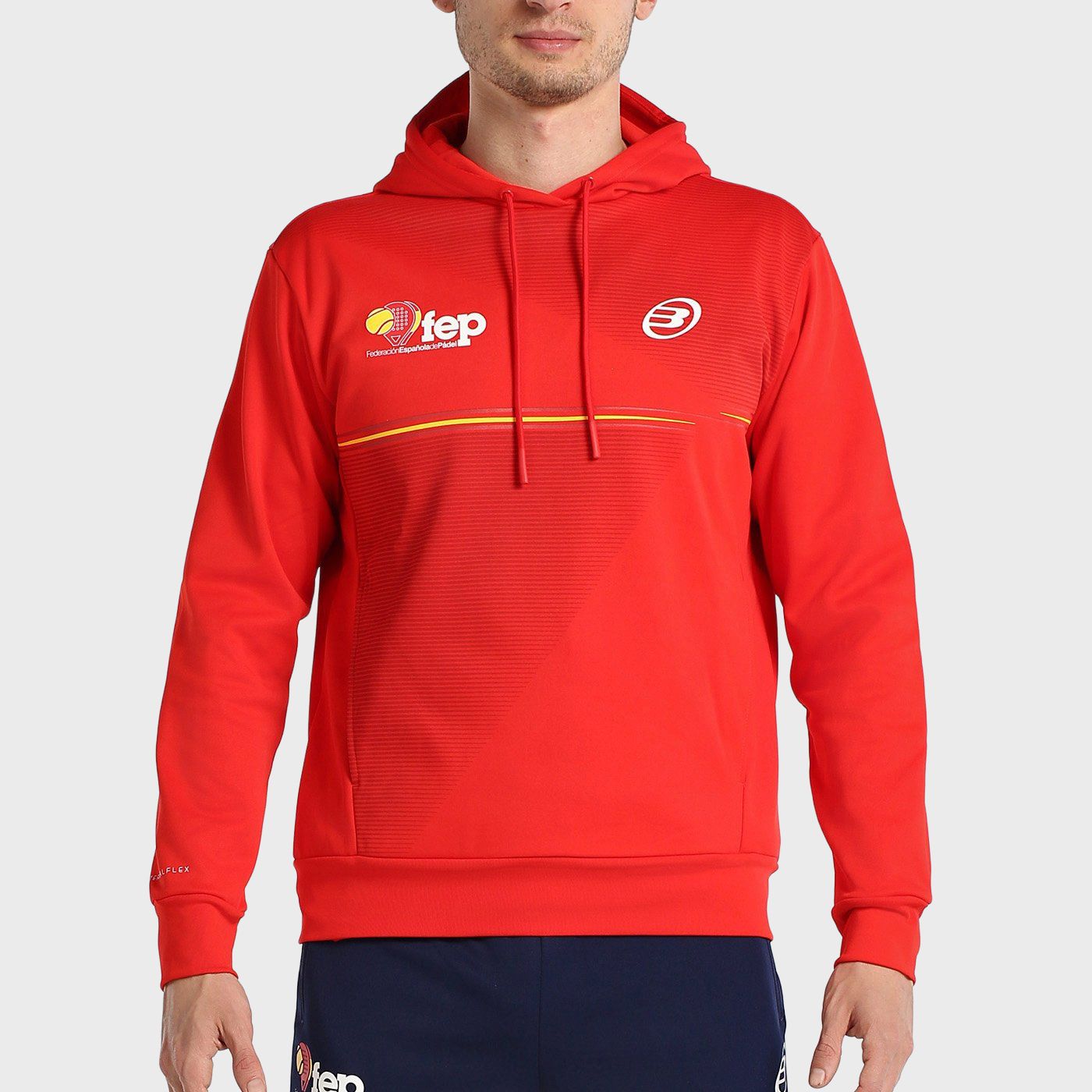 tienda de padel Madrid, tienda de padel online, tienda de padel españa, tienda de padel en linea, SUDADERA BULLPADEL FORCA ROJO
