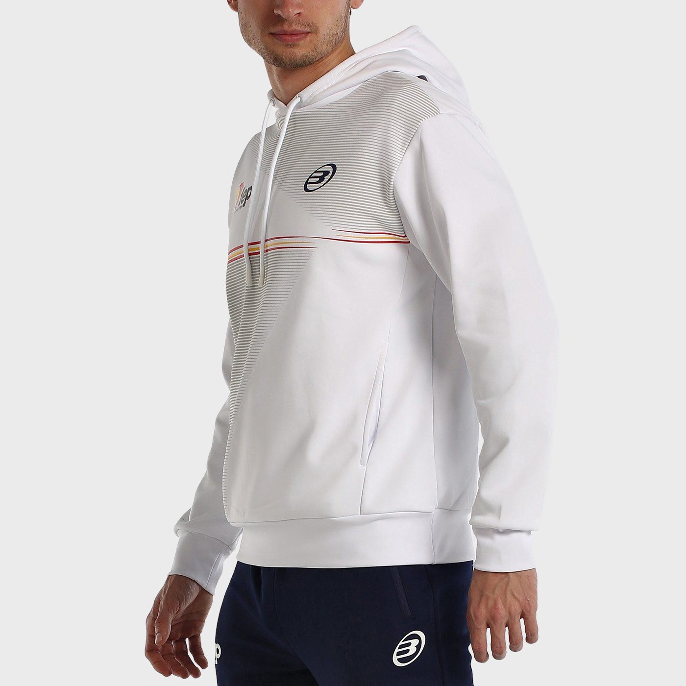 SWEAT-SHIRT BULLPADEL FORCA BLANC
