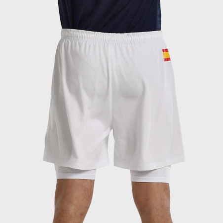 SHORTS BULLPADEL FRAGOSA WHITE