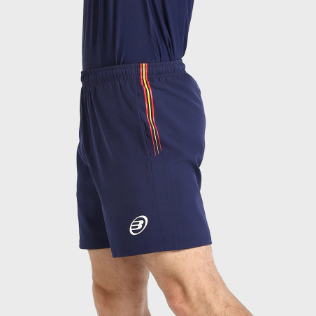 tienda de padel Madrid, tienda de padel online, tienda de padel españa, tienda de padel en linea, SHORT BULLPADEL FLEGE AZUL MAR