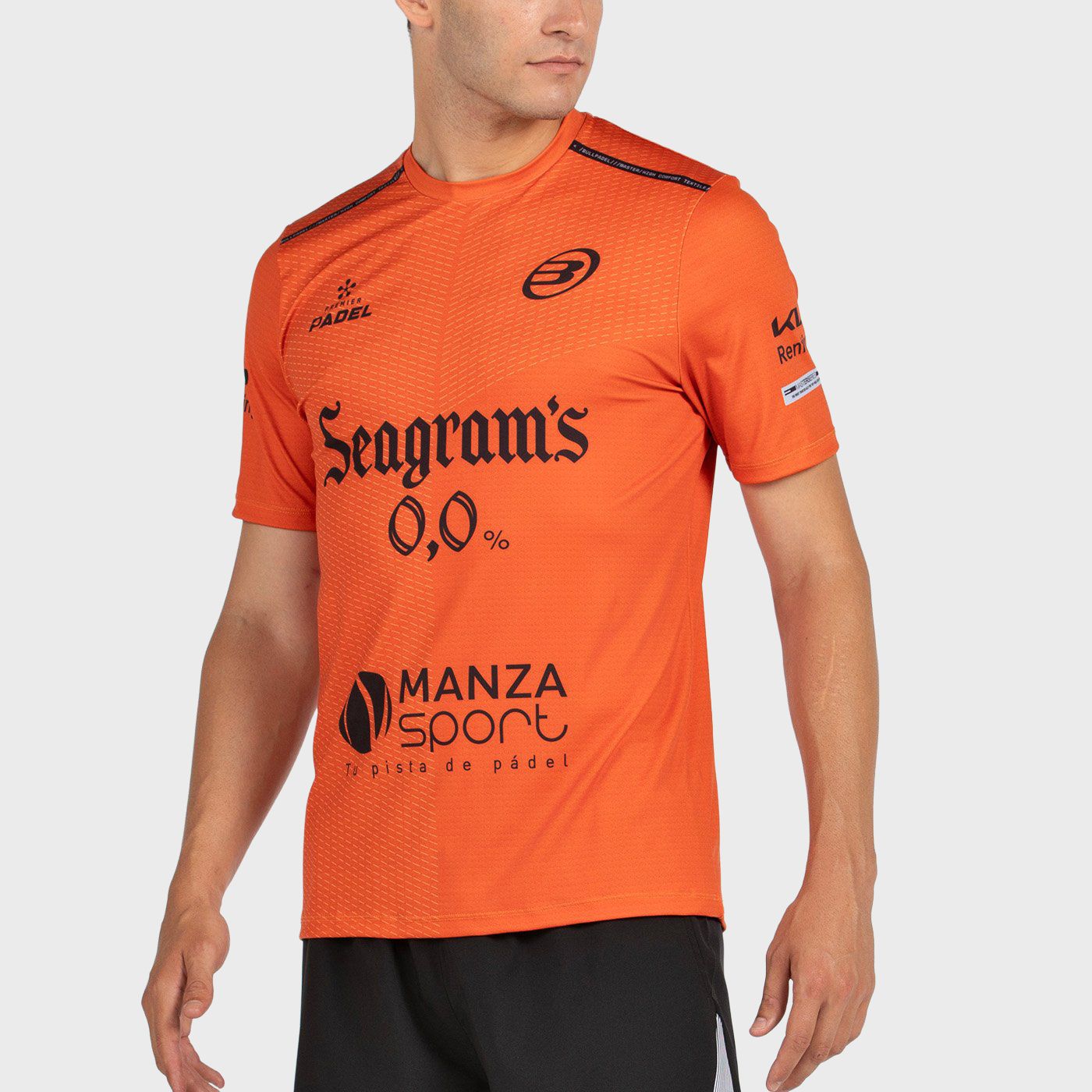 tienda de padel Madrid, tienda de padel online, tienda de padel españa, tienda de padel en linea, CAMISETA BULLPADEL MESIA PN AR