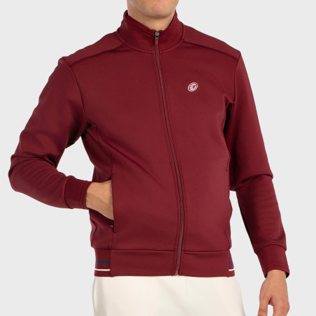 tienda de padel Madrid, tienda de padel online, tienda de padel españa, tienda de padel en linea, SUDADERA BULLPADEL ABADIN VINO