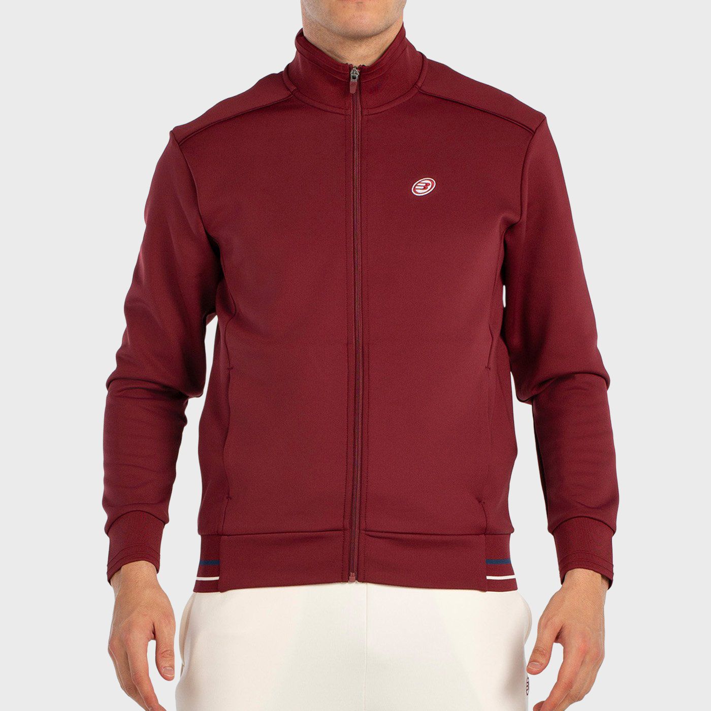 tienda de padel Madrid, tienda de padel online, tienda de padel españa, tienda de padel en linea, SUDADERA BULLPADEL ABADIN VINO