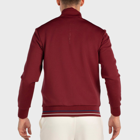 tienda de padel Madrid, tienda de padel online, tienda de padel españa, tienda de padel en linea, SUDADERA BULLPADEL ABADIN VINO