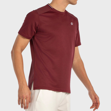 T-SHIRT BULLPADEL ACRUX BORDEAUX