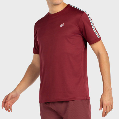 T-SHIRT BULLPADEL ALDER BORDEAUX